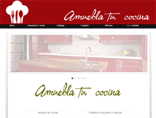 Tablet Screenshot of amueblatucocina.com